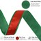 Crushed Red Velvet Ribbon with Green Back Double Sided Christmas Wired Ribbon 1 Inch Velvet Wired Ribbon 25 Yards Red and Green Velvet Ribbon for Christmas Tree, Wreath Supplies, Crafts Bow